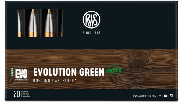 RWS 9.3X74 R EVO GREEN 184 GR