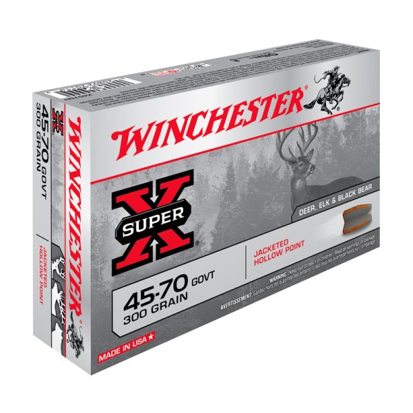 WINCHESTER 45-70 GVT JHP 300 GR