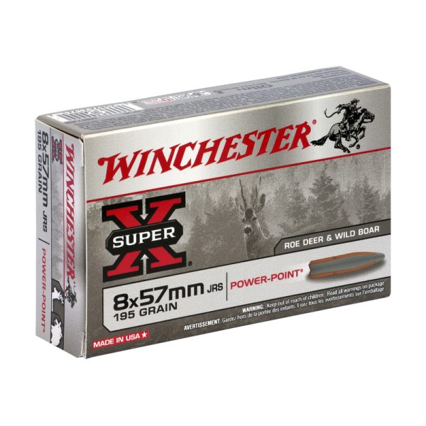 WINCHESTER 8X57 JRS 195 GR POWER POINT