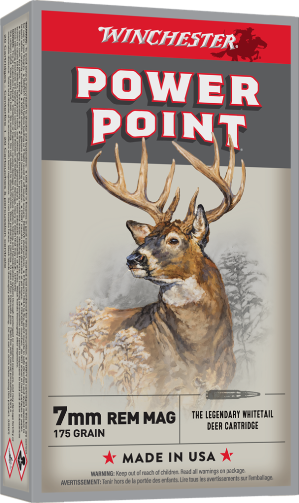 WINCHESTER POWER POINT 7MM REM MAG 175GR