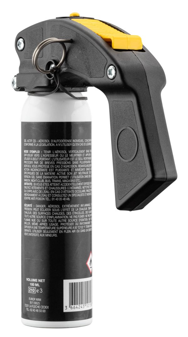 BOMBE LACRIMOGENE GEL POIVRE 100ML POIGNEE – Image 2