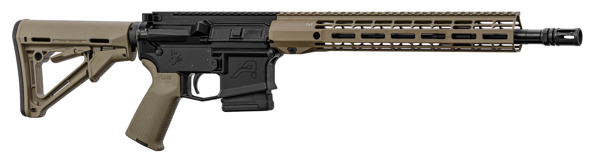 AERO PRECISION - M4E1 - CAL 5,56 X 45 (223 WYLDE) - 14.5" - DUAL TONE – Image 2