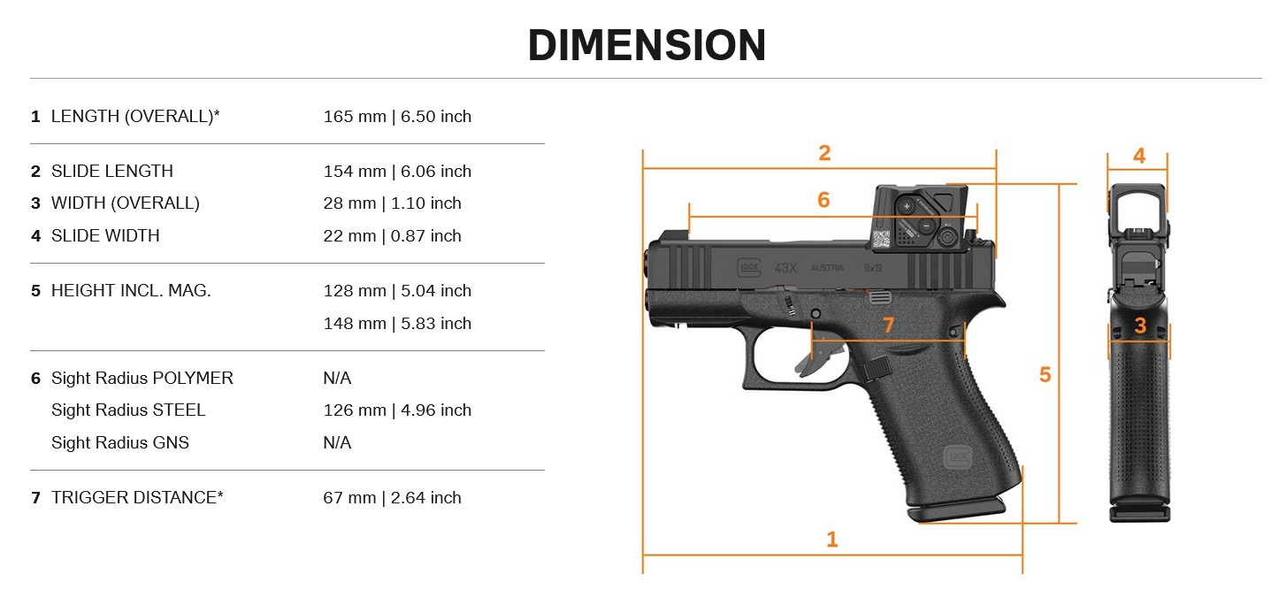 GLOCK - 43 X COMBO COA - CAL 9X19 - FS – Image 2