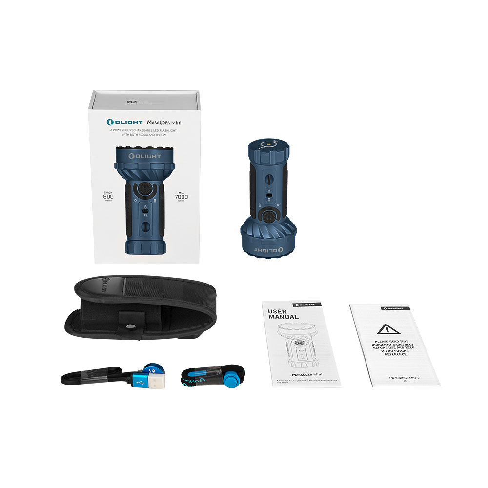 OLIGHT - MARAUDER MINI 2 BLEU NUIT - 10000 LUMENS - RECHARGEABLE – Image 4