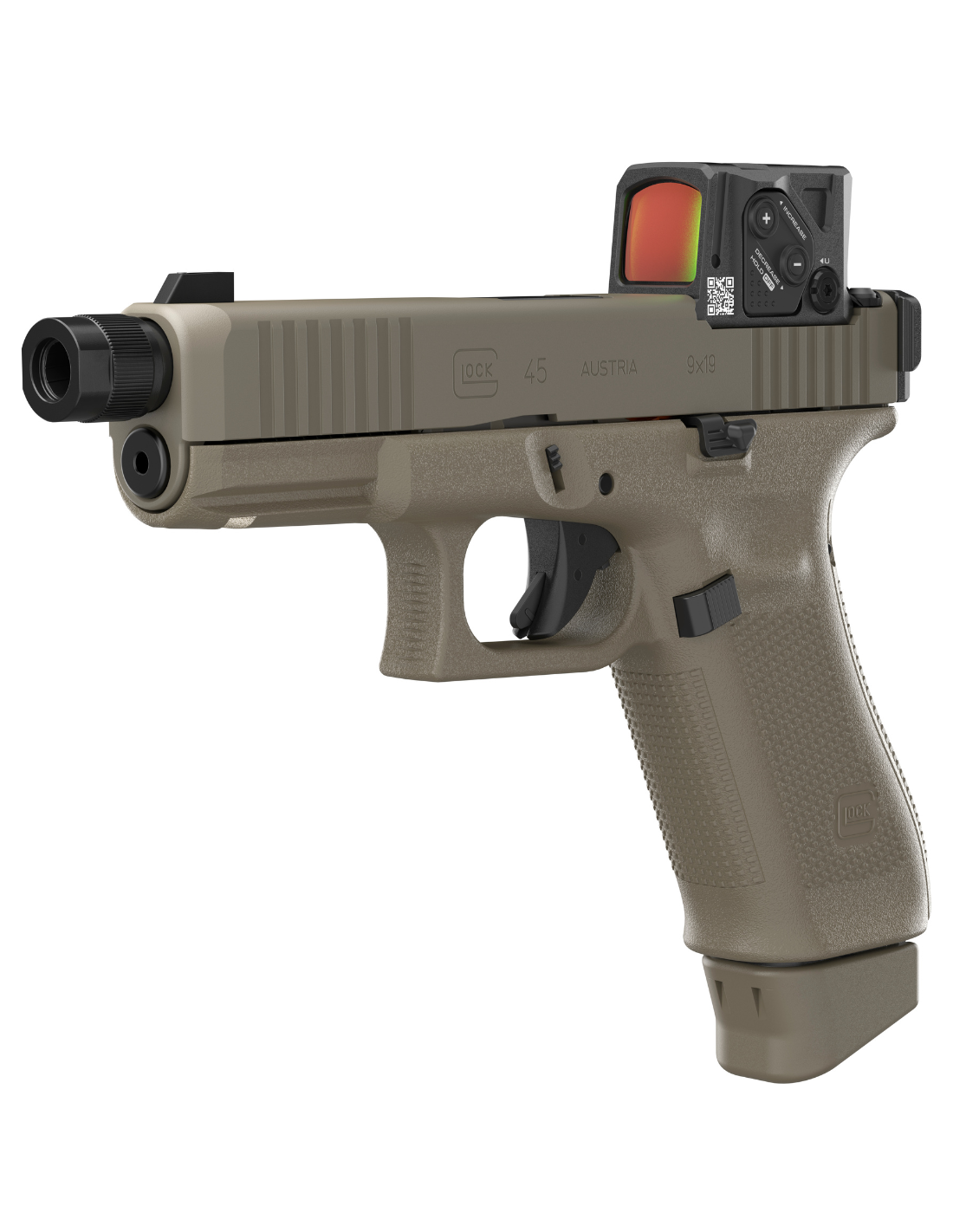 GLOCK - 45 GEN5 HUNTER MOS - FILETE - CAL 9X19 13.5X100 COA – Image 2